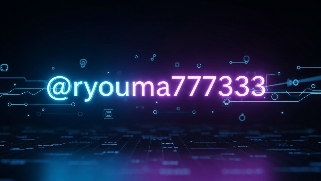 Who Is ryouma777333? A Closer Look at the Name Behind the Screen